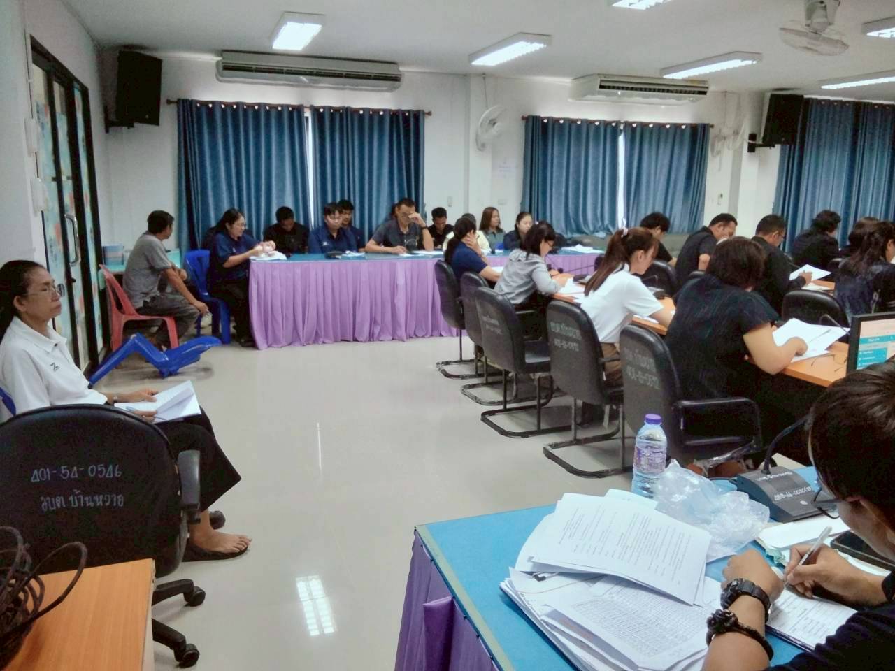 การประชุมประจำเดือนกรกฎาคม 2569 ของคณะผู้บริหาร พนักงานส่วนตำบล และพนักงานจ้างองค์การบริหารส่วนตำบลบ้านหวาย วันพฤหัสบดีที่ 9 กรกฎาคม 2569